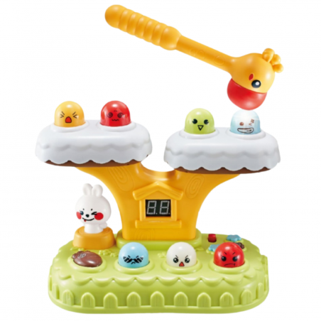 Whack-A-Mole oskusmäng väikelastele, 20 meloodiat, 7 kiirustaset