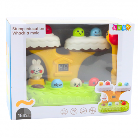 Whack-A-Mole oskusmäng väikelastele, 20 meloodiat, 7 kiirustaset