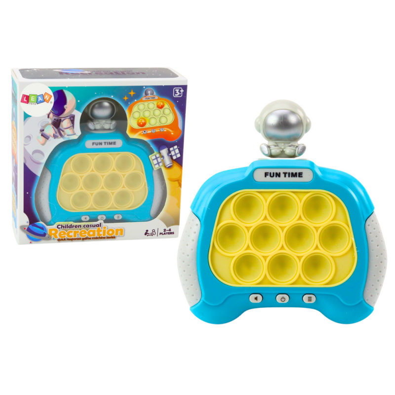 Pop-It Wac A Mole Mäng Spaceman Lights Sounds Blue