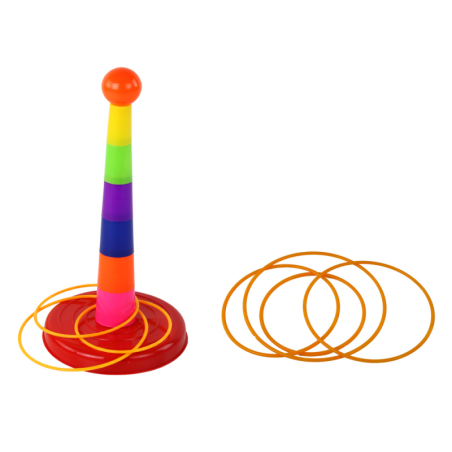 Mäng Tasside ja rõngaste viskamine erineva raskusastmega sihtmärki