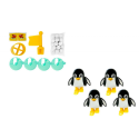 Penguin Football Kick the Ball Iceberg
