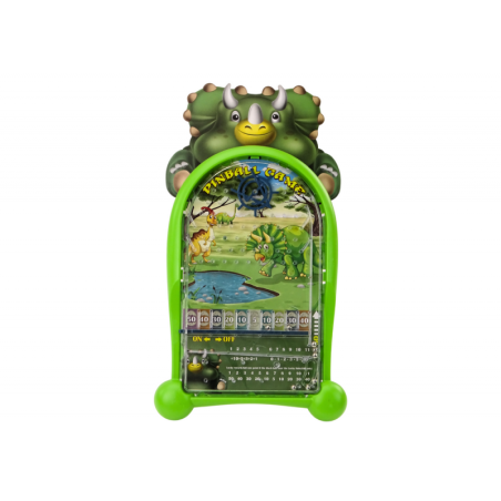 Pinball Arkaadmäng Dinosaurused seisavad roheliselt