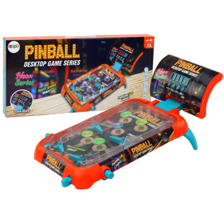 Pinball Arcade Game LED Lights Sounds Tulemustabel