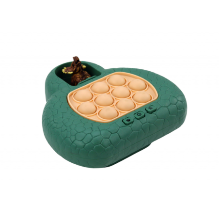 Pop It Dinosaur Arcade mängukonsool 4 mängurežiimi roheline