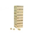 Jenga mäng Puidust torn ladumine