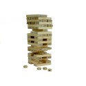 Jenga mäng Puidust torn ladumine