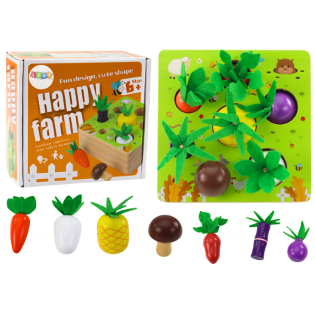 Mälumäng Puu- ja köögiviljad Puidust