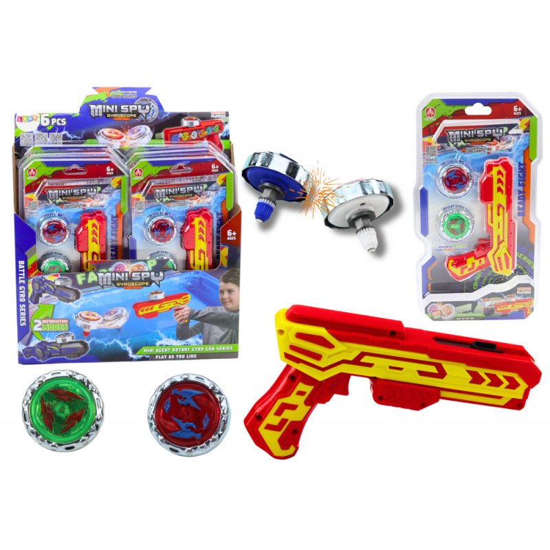 Seadke Gun Launcher 2 metallkettale punased tuled