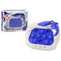 Sensoorne mäng Pop-It konsool Shark Lights Sounds Blue