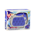 Sensoorne mäng Pop-It konsool Shark Lights Sounds Blue
