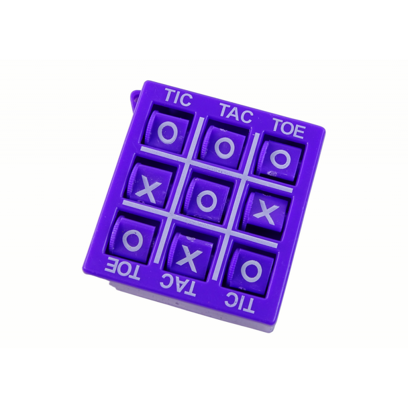 Tic Tac Toe Game 4,5 cm lilla