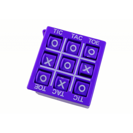 Tic Tac Toe Game 4,5 cm lilla