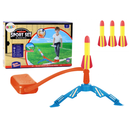 Vahust raketiheitja pump 3 tükki kollane