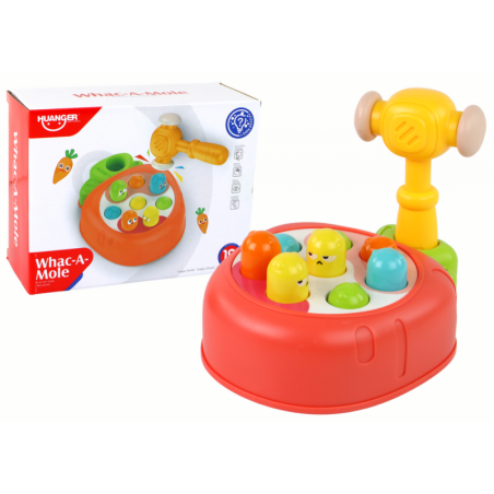 Whac-A-Mole värviline porgandi arkaadmäng