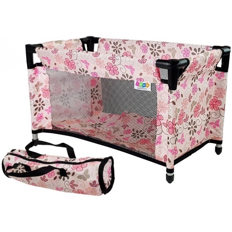 Alice Pink lilled reisivoodi nukkudele