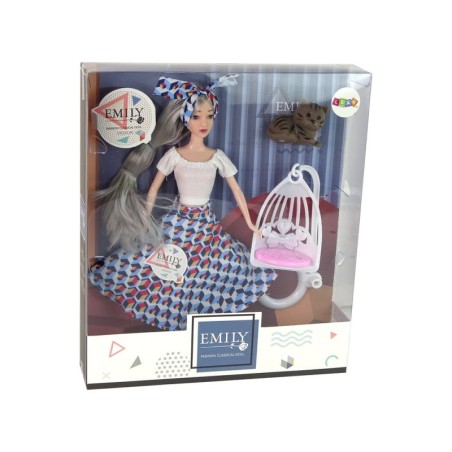 Baby Doll Emily hallid juuksed Kitten Swing