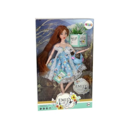 Emily Spring Baby Doll punased juuksed lilled