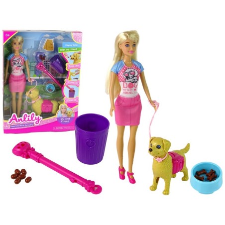 Lemmiklooma- ja toidu nuku komplekt