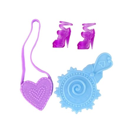 Nukk pikkade juustega värvimiskleit