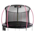 Batuut LEAN Sport Max 305 cm, must-roosa, 10 jalga
