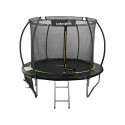 Batuut LEAN Sport Max, 305 cm, must-roheline