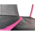 Batuut LEAN Sport Max 366 cm, must-roosa, redeliga