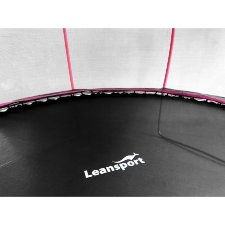 Batuut LEAN Sport Max, 426 cm, must-roosa