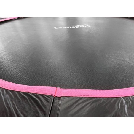 Batuut LEAN Sport Max 487 cm, must-roosa, redeliga