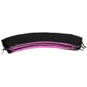 Batuudi vedrukate Sport Max 12 jalga, must-roosa, 3,66 m