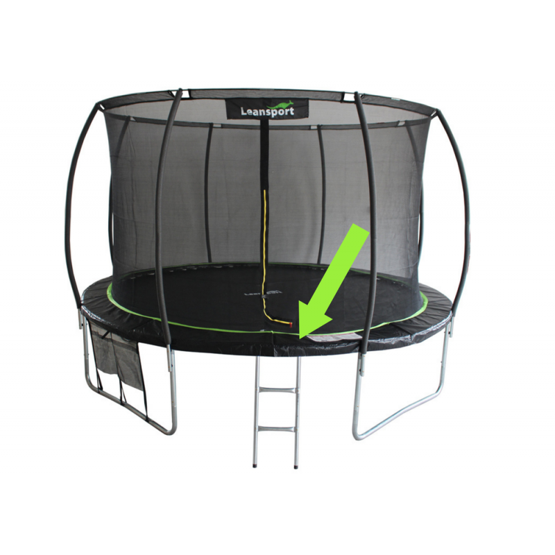 Batuudi vedrukate Sport Max 16 jalga, must-roheline, 4,87 m