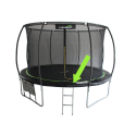 Batuudi vedrukate Sport Max 16 jalga, must-roheline, 4,87 m