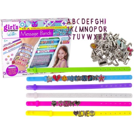 DIY ehete käevõru ripatsikomplekti kirjad