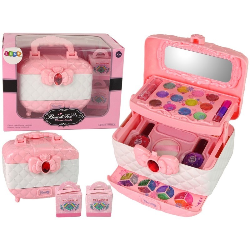 Beauty Box Set Lauvärvid Küünelakid Roosa Valge