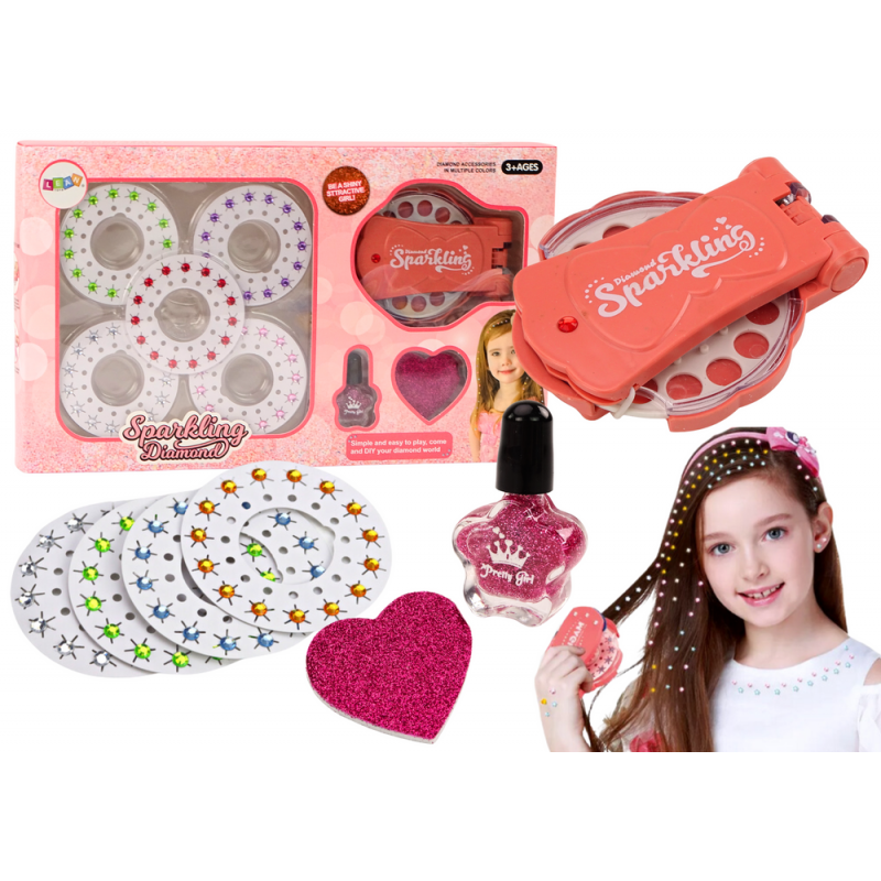 Diamond Glitter juuksepasta masinakomplekt