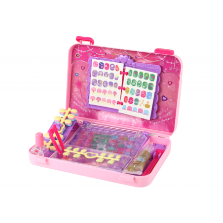 Küünetarvikutega kohver Maniküüri kleebised Küüneotsad