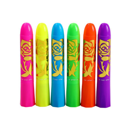 Näomaalingute komplekt Neoonfluorestsentspliiatsid 6tk