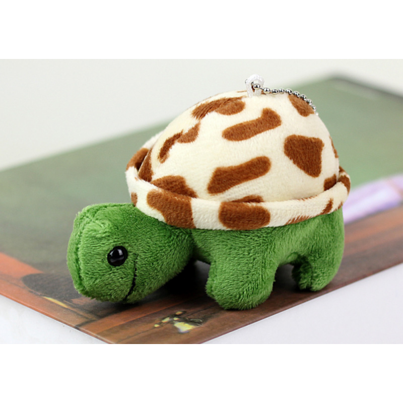 Plush Turtle 10 cm pruun