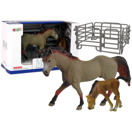 Komplekt 2 kujukest Hobune ja varss aedikuga