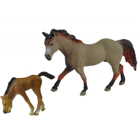 Komplekt 2 kujukest Hobune ja varss aedikuga