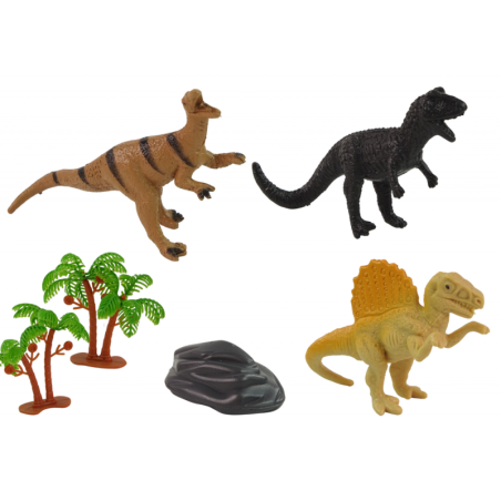 Komplektis 12 dinosauruse kujukest
