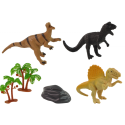 Komplektis 12 dinosauruse kujukest
