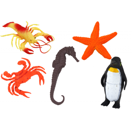 10 veealuse merelooma figuuri komplekt