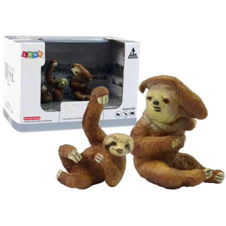 2-st figuurist koosnev laiskloom koos maailma loomadega