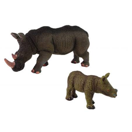 Komplektis 2 figuuri ninasarvik koos pojaga