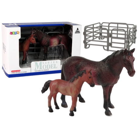 Hobune ja varss + aedik, kujukeste komplekt