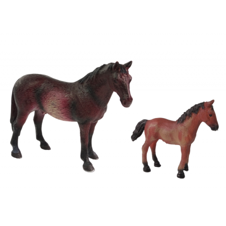 Hobune ja varss + aedik, kujukeste komplekt