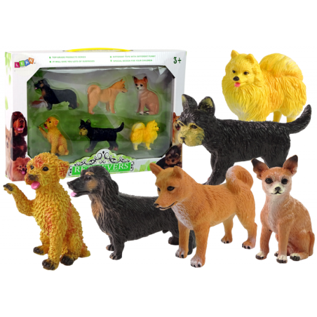 figuuriga tõukoerte komplekt Tuntud maailma koer