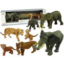 Aafrika Elevandid Tiigrid Metsloomad Figuurikomplekt