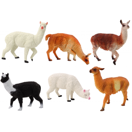 Alpaca Lama Farmkomplekt Figuurid 6 tk.