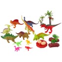 Dinosauruste figuuride komplekt koos tarvikutega 21 osa